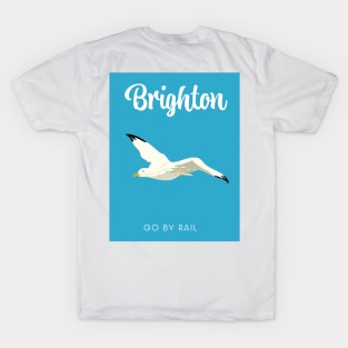 Brighton Seagull travel poster T-Shirt